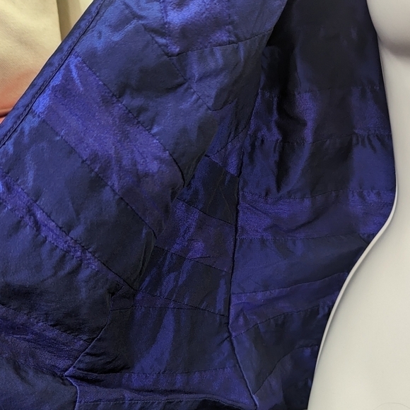 Chico's Ombre Tiger Stripe Blazer Sz 1/M - Picture 2 of 10